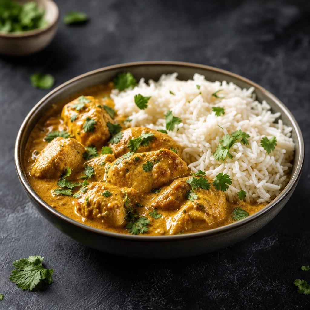 Hähnchen-Curry mit Basmati
