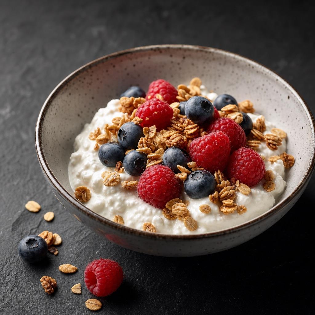 Skyr-Bowl mit Beeren & Granola
