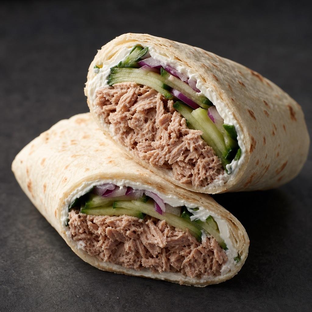 Thunfisch-Wrap mit Frischkäse